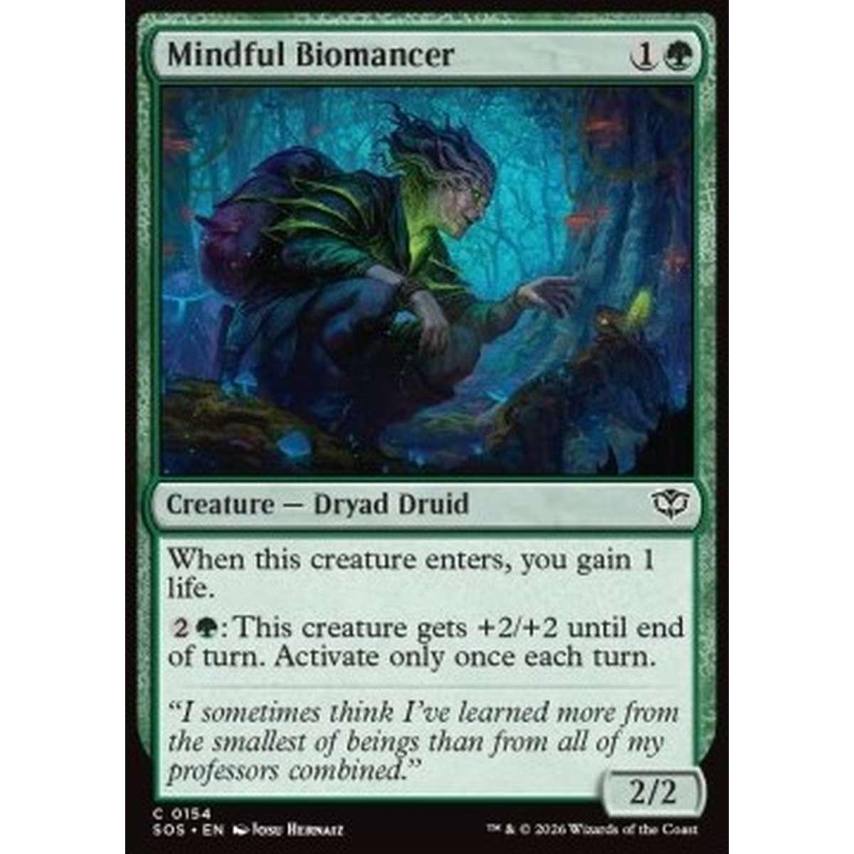 Mindful Biomancer - Mindful Biomancer - [SOS][NM] [Foil]