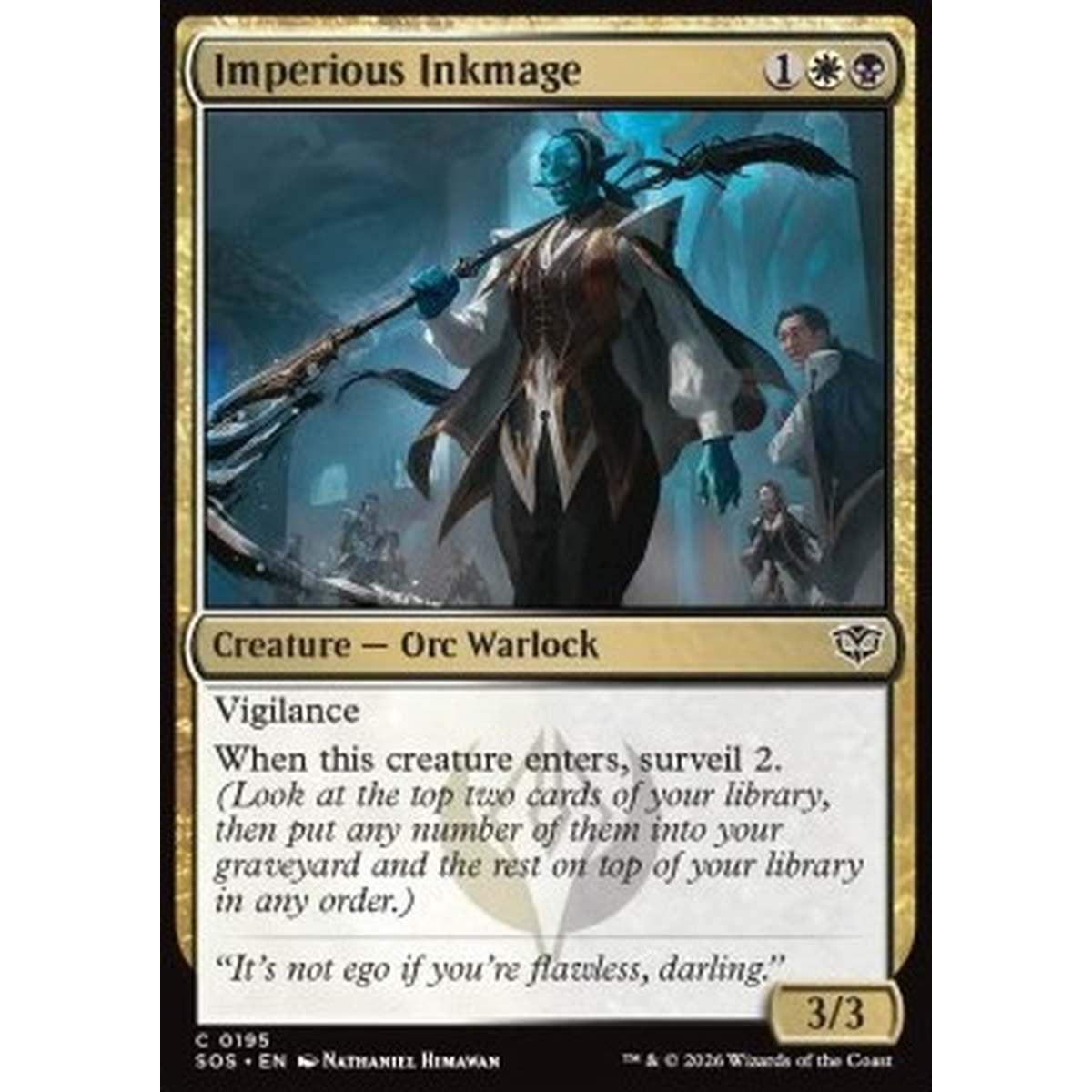 Imperious Inkmage - Imperious Inkmage - [SOS][NM] [Foil]