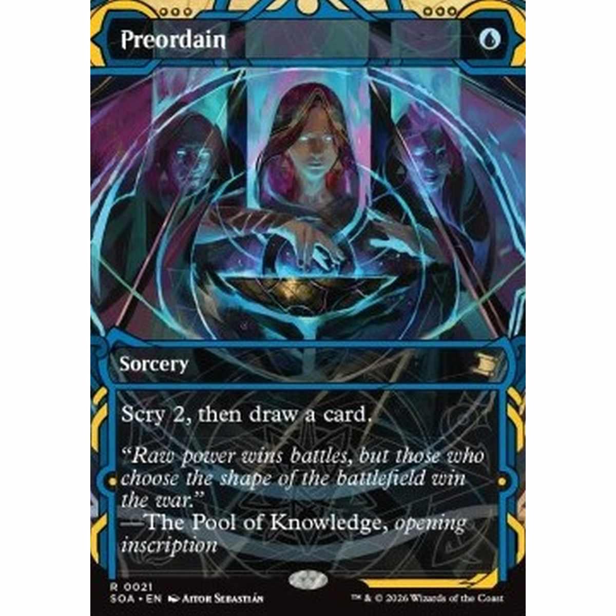 Preordain (V.1) - Preordain (V.1) - [SOA][NM] [Foil]