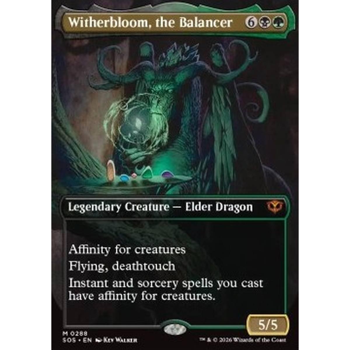 Witherbloom, the Balancer - Witherbloom, the Balancer - [XSOS][NM]
