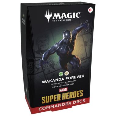 Marvel Super Heroes - Deck Mazzo Commander Wakanda Forever Eng