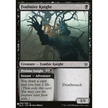 Foulmire Knight // Profane Insight - Foulmire Knight // Profane Insight - [ZNL][NM]