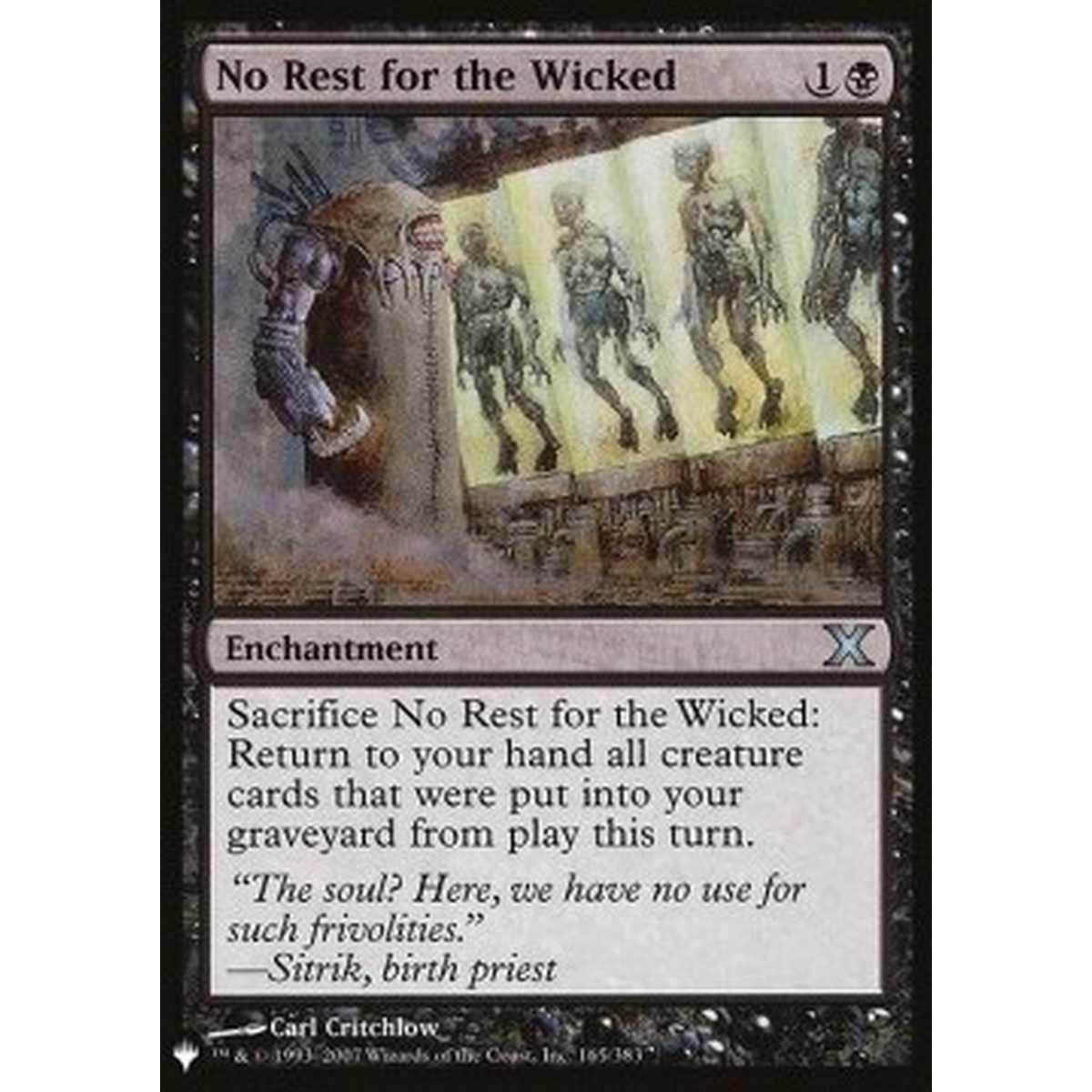 No Rest for the Wicked - No Rest for the Wicked - [ZNL][NM]