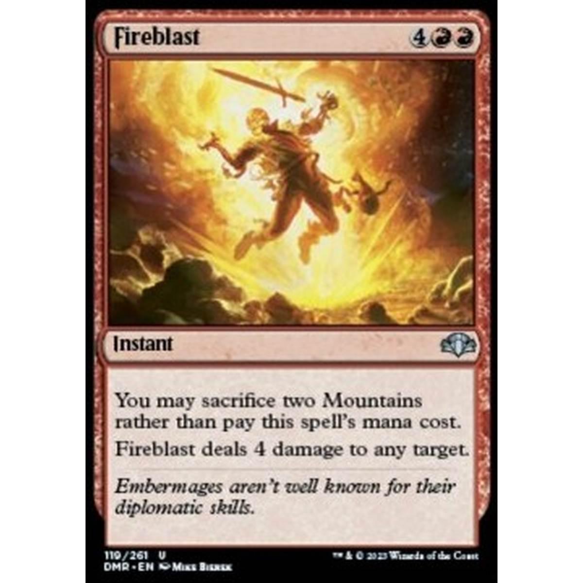 Fireblast - Fireblast - [DMR][NM] [Foil]